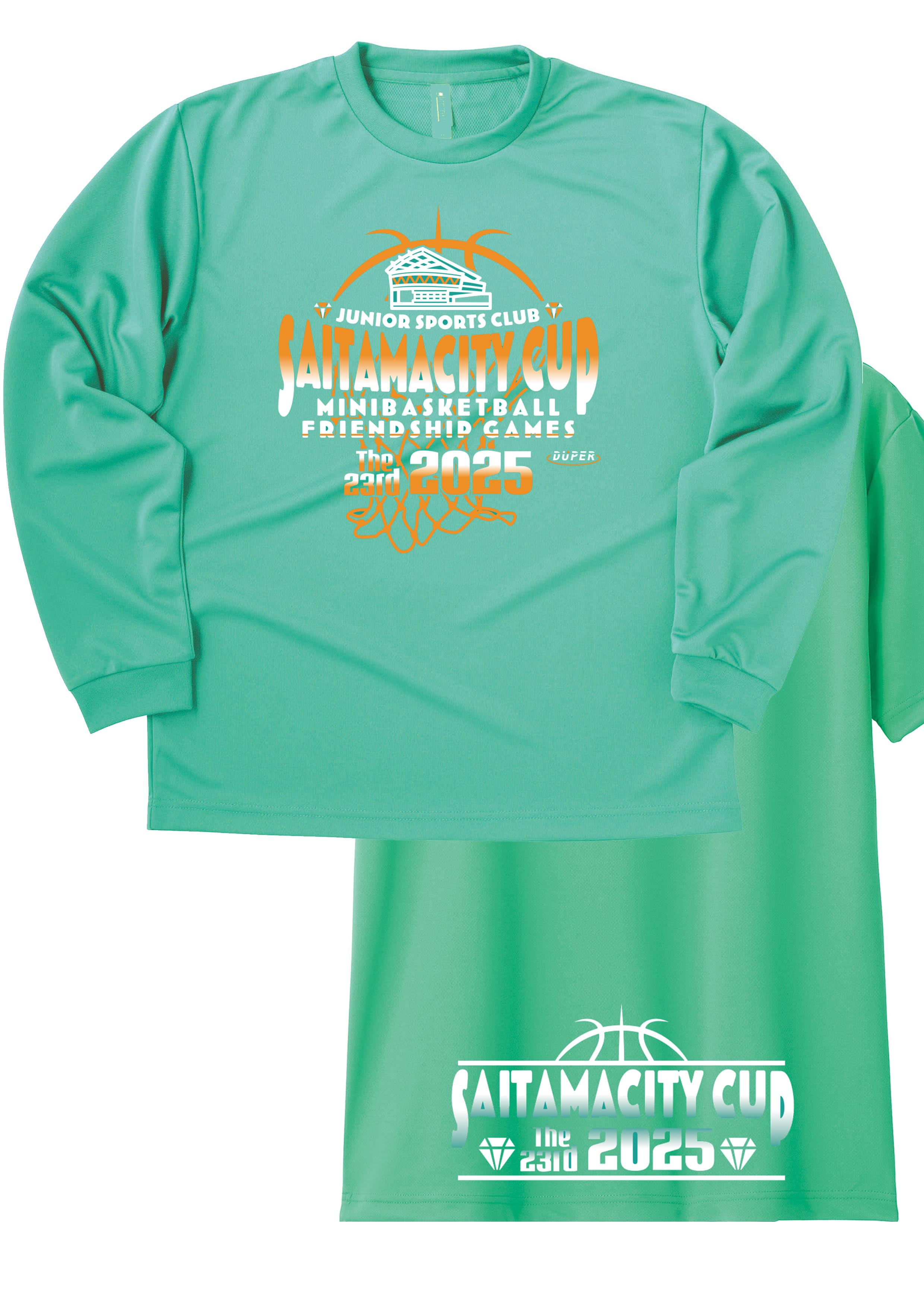 長袖Tシャツ（ミント）